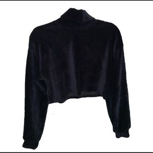 Black Turtle Neck Crop Sweater - ADIKA - New With Tags.